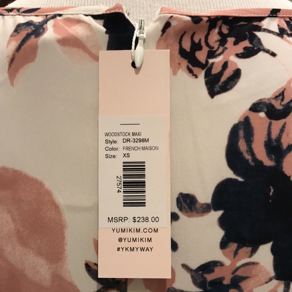 NWT $258 Yumi Kim Woodstock Maxi Dress French Ivor - Picture 11 of 11